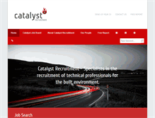 Tablet Screenshot of catalystjobs.co.nz